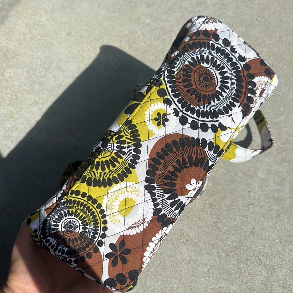 Vera Bradley Caroline Cocoa Moss Handbag - Picture 7 of 7